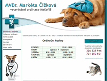 Tablet Screenshot of cizkova.cz